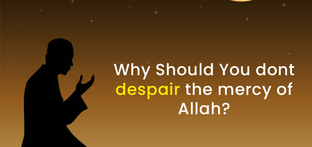 Why should you dont despair the mercy of Allah